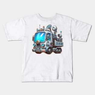 Futuristic Cyber Truck Kids T-Shirt